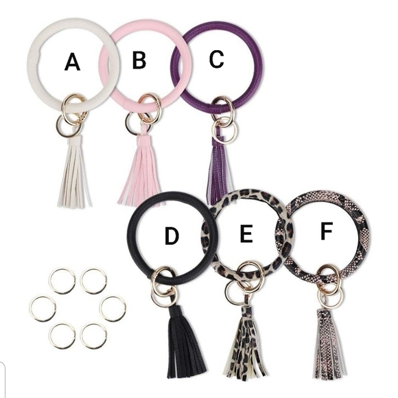 Bangle Key Ring tassle bracelet - Picture 2 of 4